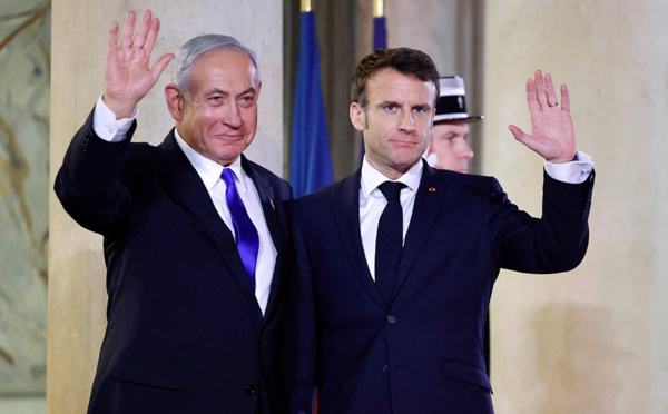 Macron et Netanyahu veulent "travailler ensemble" face à l'Iran