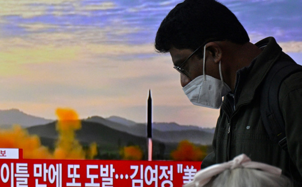 La Corée du Nord tire de nouveaux missiles après un exercice conjoint entre Washington et Séoul