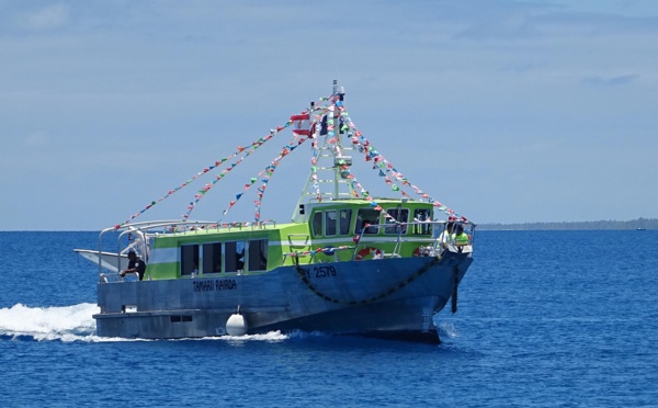 Nouvelle navette maritime à Rangiroa : soutenir le développement des archipels