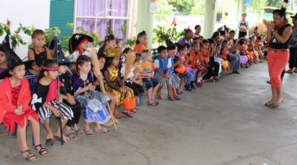 L'école maternelle Rai Tama a fêté Halloween pour apprendre en s'amusant
