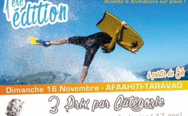 Venez nombreux participer à la Taiharuru Bodyboard Contest, 1ère édition !!