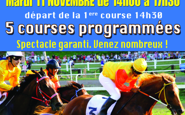 Hippisme: Dernière course de la saison mardi 11 novembre