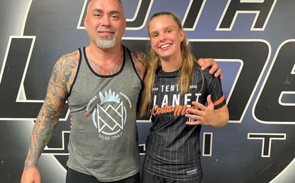 Marie Perin s'illustre en "combat jiu-jitsu" au Mexique