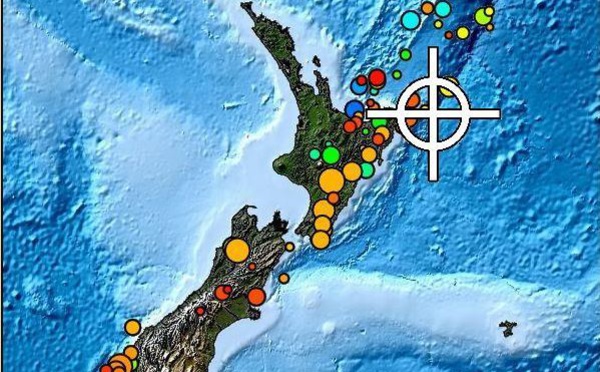 Puissant séisme de magnitude 6,7 au large de la Nouvelle-Zélande