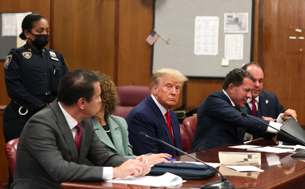 Trump plaide non coupable devant un juge à New York