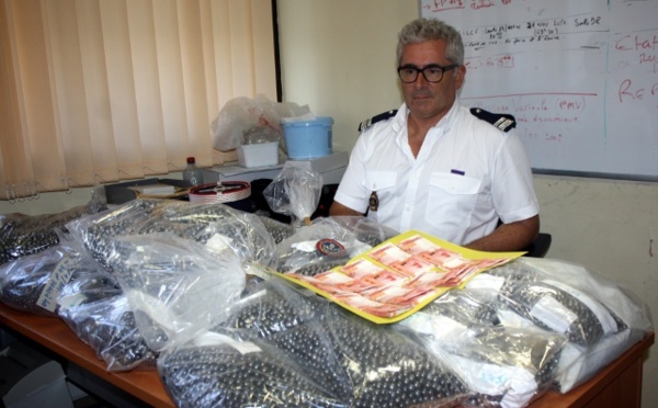 Plus de 327 kilos de perles saisis : un record