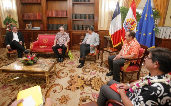 Une délégation de la Commission européenne reçue par le Président Fritch