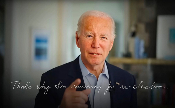 Biden, 80 ans, candidat à sa réélection