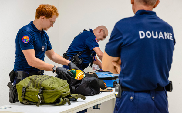 Drogue: à l’aéroport de Cayenne, le 100% contrôle porte ses fruits