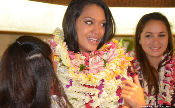 Grande émotion pour l'arrivée de Hinarere