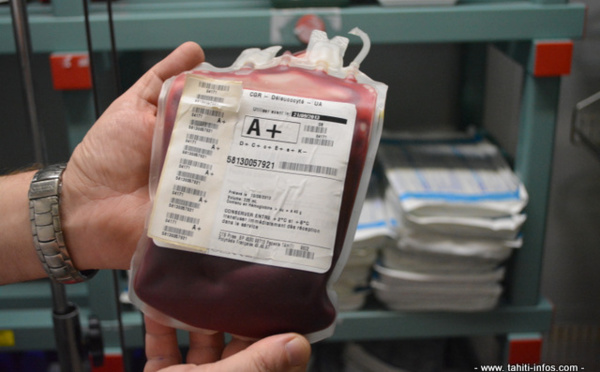 Les stocks en dents de scie du Centre de transfusion sanguine