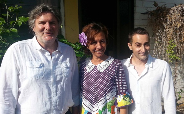 Nicole Sanquer-Fareata reçoit le délégué académique au numérique de Versailles