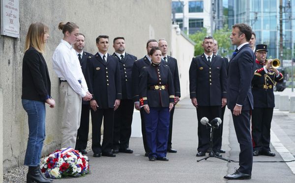 Macron rend hommage à Jean Moulin, plusieurs milliers de manifestants défilent sous tension à Lyon