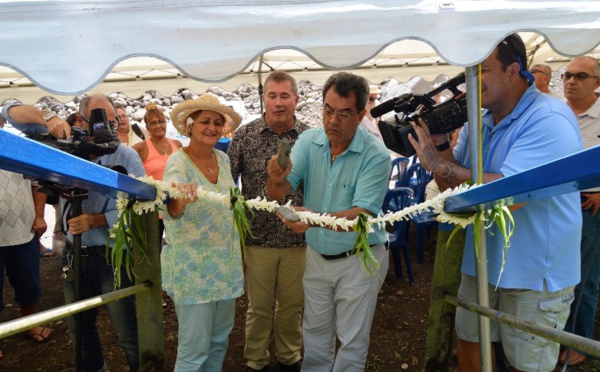 Inauguration des galeries drainantes de Nahoata