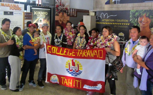 Les "Comenius" de Taravao de retour de Londres