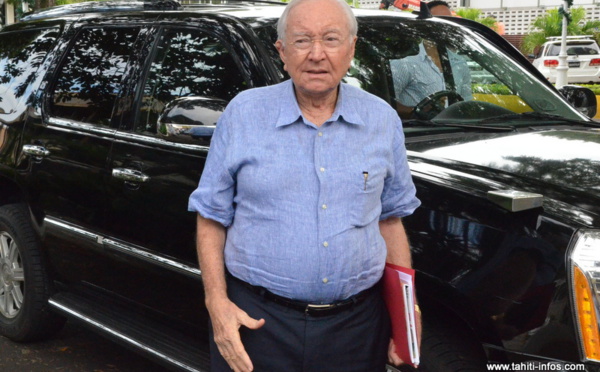 Affaire de la vaisselle : l'appel du contrôle judiciaire de Gaston Flosse instruit au plus tard fin février