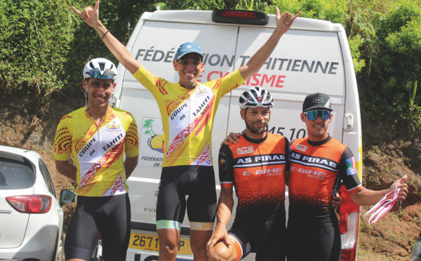 Kahiri Endeler maillot jaune de la Coupe Tahiti Nui