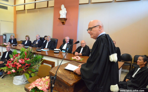 La justice fait son audience de rentrée à Papeete