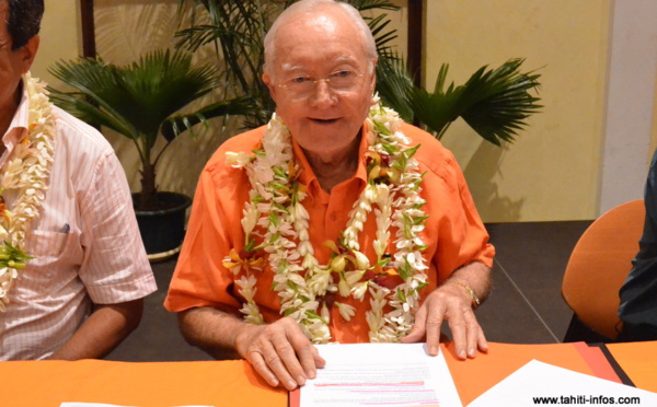 Le Tahoera’a ajuste son règlement intérieur sur mesure pour Gaston Flosse