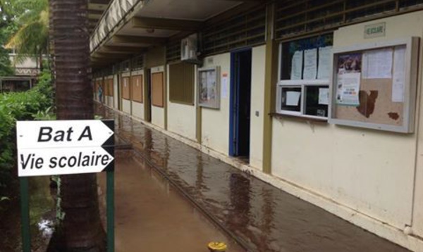 Intempéries : Le lycée Polyvalent de Taaone sera finalement ouvert lundi