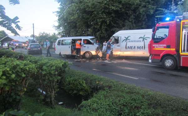 Accident : choc frontal ce matin à Paea (MàJ)