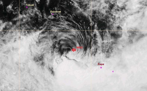Dépression tropicale Niko : Rapa en vigilance orange