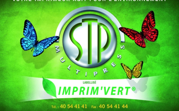 L'imprimerie STP-Multipress obtient le label Imprim'Vert