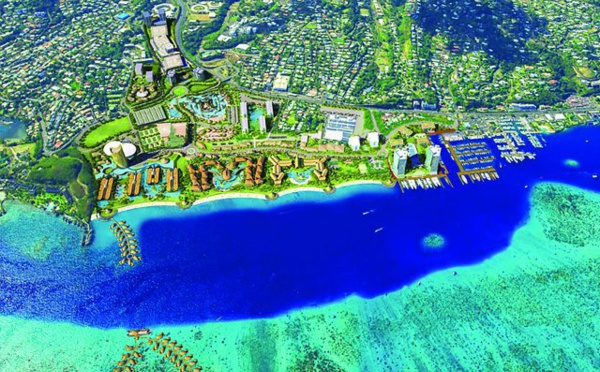 Tahiti Mahana Beach : Group 70 lève 300 milliards de Fcfp