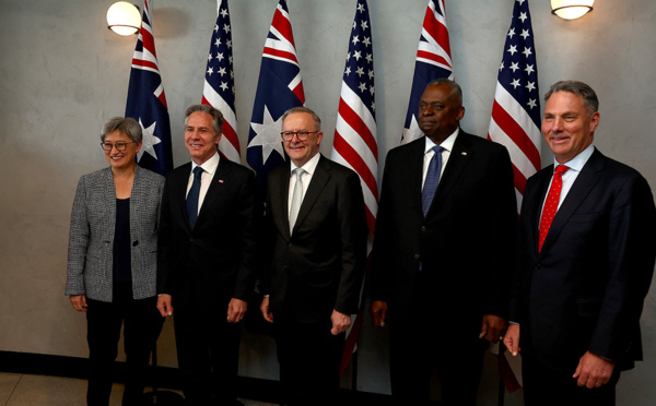 Blinken et Austin achèvent en Australie une tournée dans le Pacifique