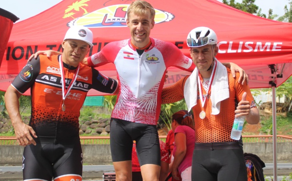 Benjamin Zorgnotti sacré champion de Polynésie sur route