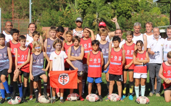 Le Stade Toulousain aux côtés de Papeete