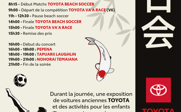 ​Toyota fête ses 50 ans en Polynésie ce samedi