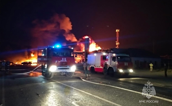 Russie: au moins 35 morts dans l'immense incendie d'une station-service au Daguestan