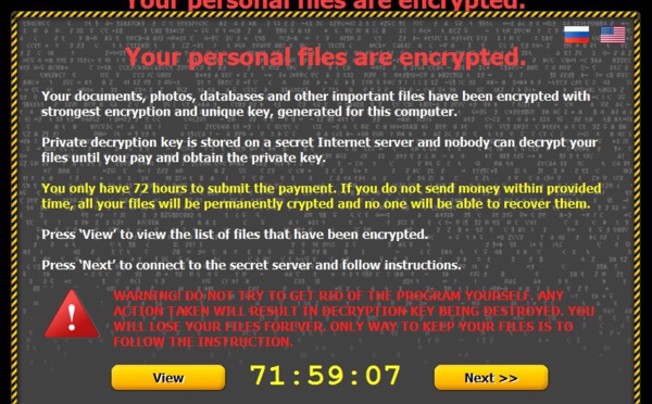 Les entreprises prises en otage par un logiciel malveillant