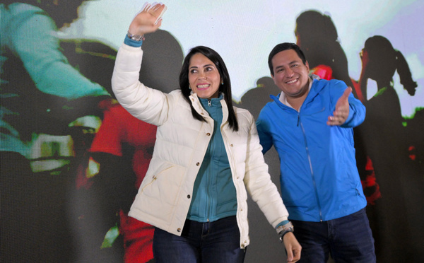 Présidentielle en Equateur: la socialiste Gonzalez affrontera le fils de milliardaire Noboa au second tour