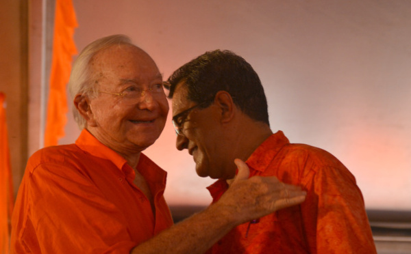 Edouard Fritch et Gaston Flosse : une rencontre de présidents