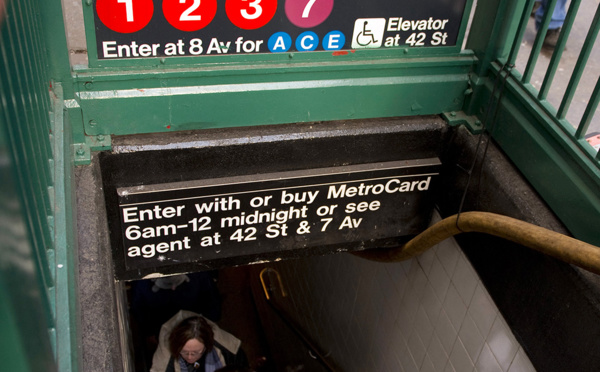 Inondation spectaculaire de la station de métro la plus connue de New York