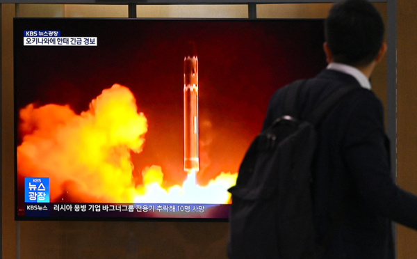 La Corée du Nord tire un missile ballistique