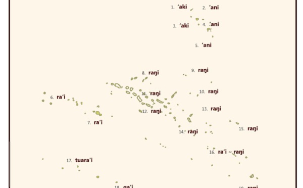 2000 mots traduits en 20 langues de Polynésie française