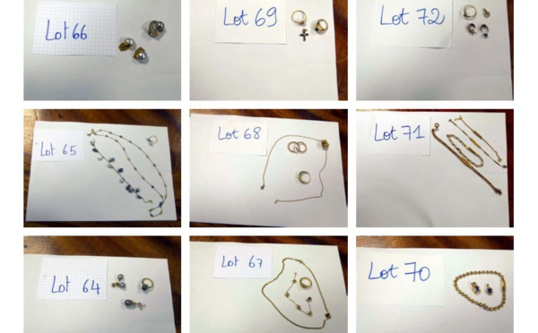 Des bijoux vendus aux enchères