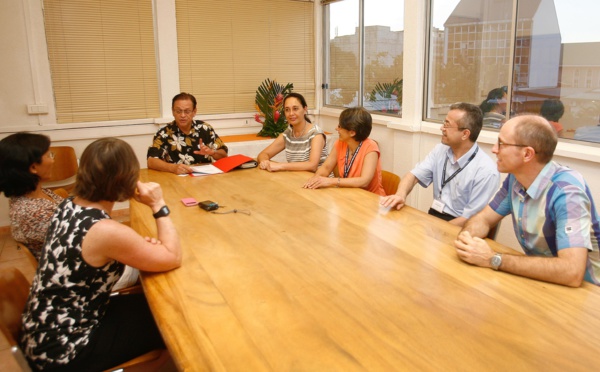 Rencontre avec les représentants de l’Agence internationale  de l’énergie atomique