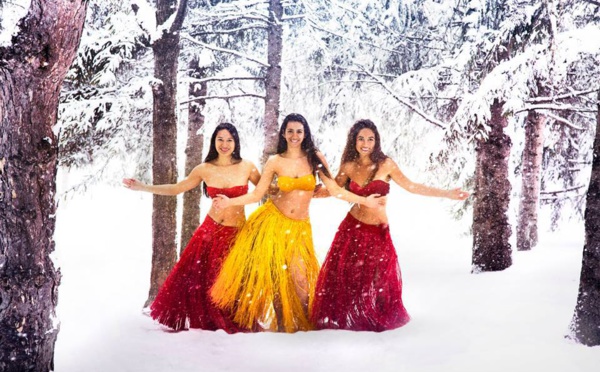 Ori Tahiti sous la neige de Montréal