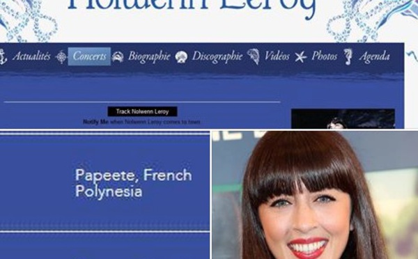 Nolwenn Leroy sera en concert à Tahiti les 28 et 29 mai