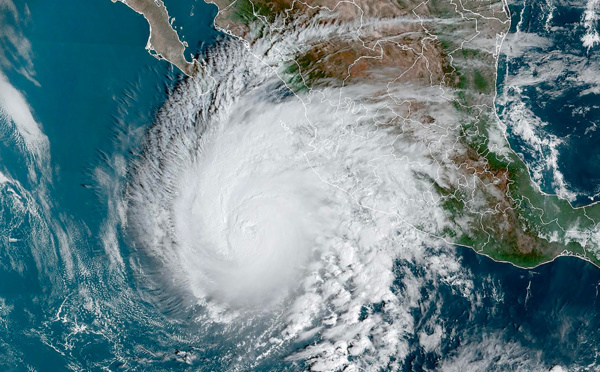 L'ouragan Norma relevé en catégorie 4 à l'approche du Mexique