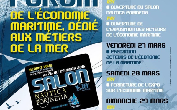 Le deuxième Forum de la mer se consacrera aux métiers de l'économie bleue