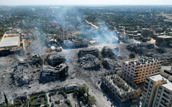 Gaza pilonnée par Israël, plus de 5.000 morts palestiniens selon le Hamas