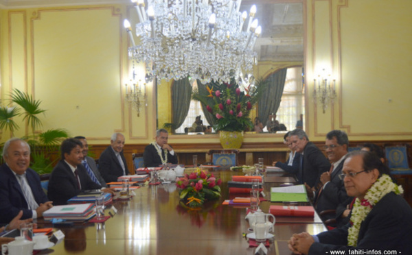 Le gouvernement d'Edouard Fritch enfin au complet