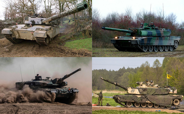 Les premiers chars Abrams arrivent en Ukraine, avec des mois d'avance