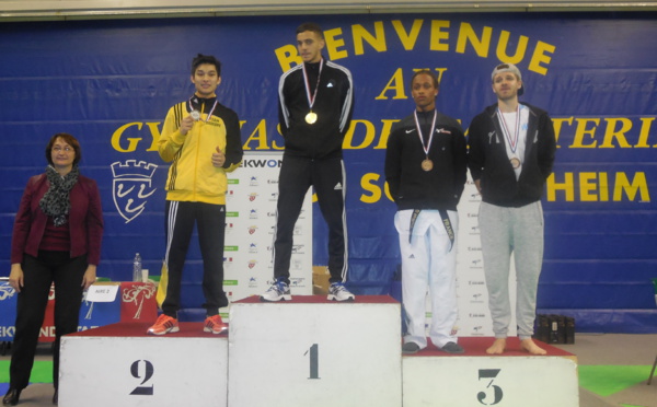 Taekwondo : Teddy Teng Médaille d'Argent à l'Open Internationale d'Alsace 2015