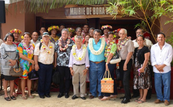 Visite gouvernementale à Bora Bora